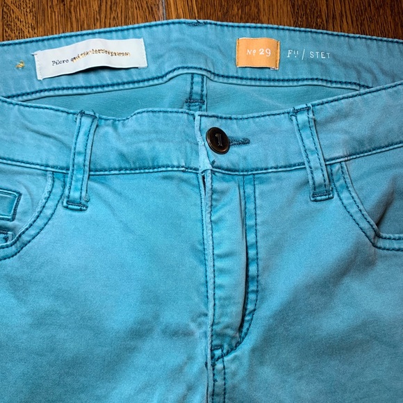 Pilcro Denim - Pilcro Turquoise Casual Pants